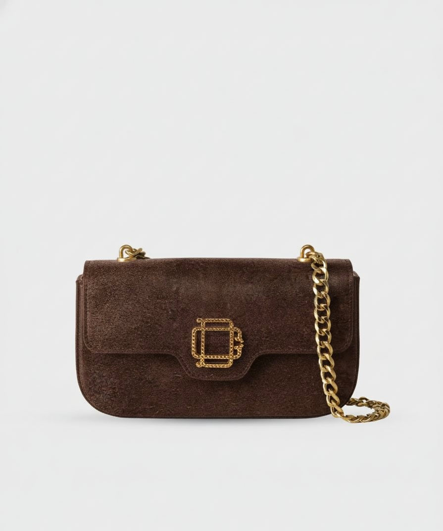 ICONIC BAG NO.1 GAMUZA CAFE