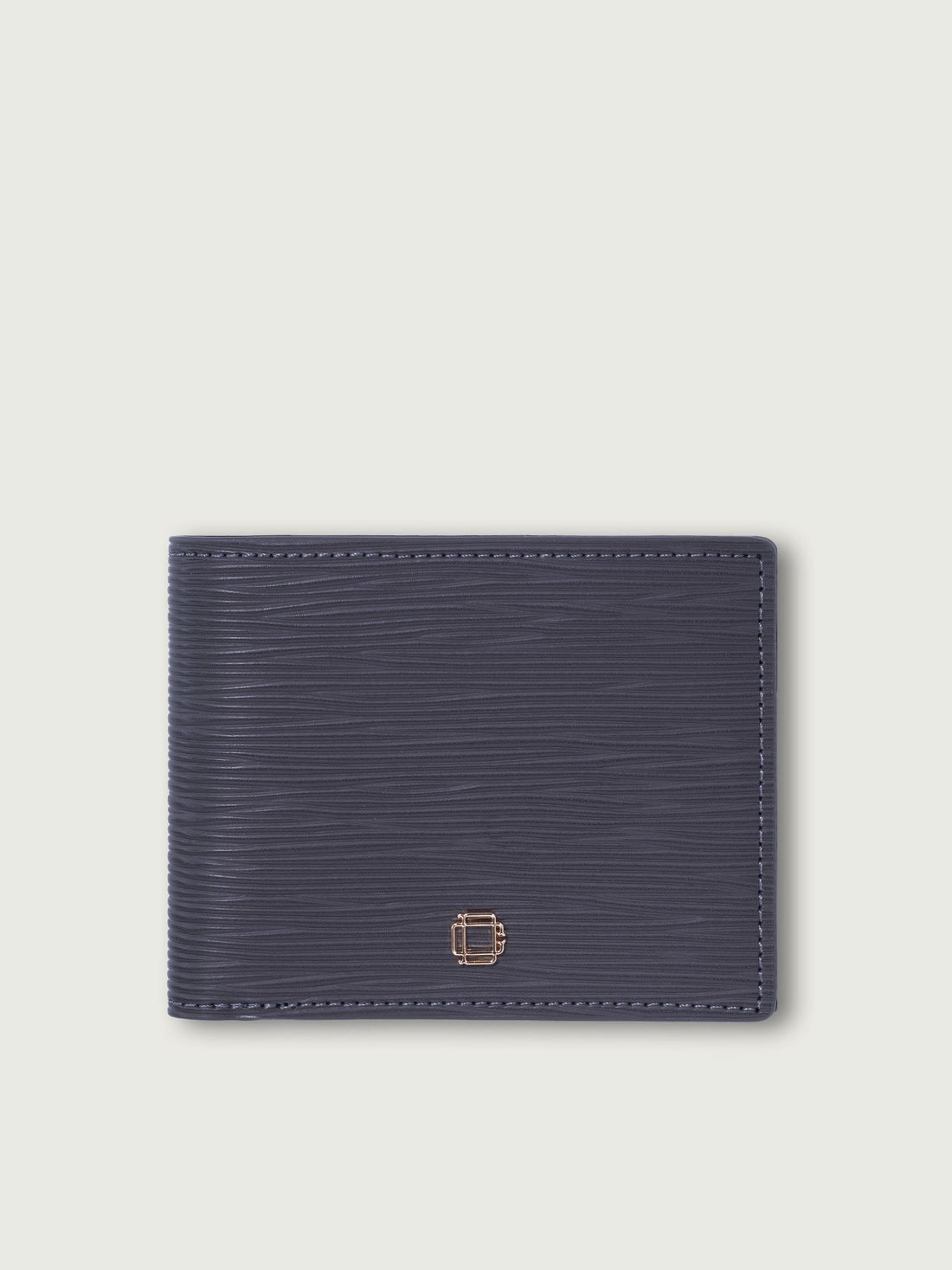 BILLETERA DE CUERO ICON GRIS PARA 8 TARJETAS - Di Conza