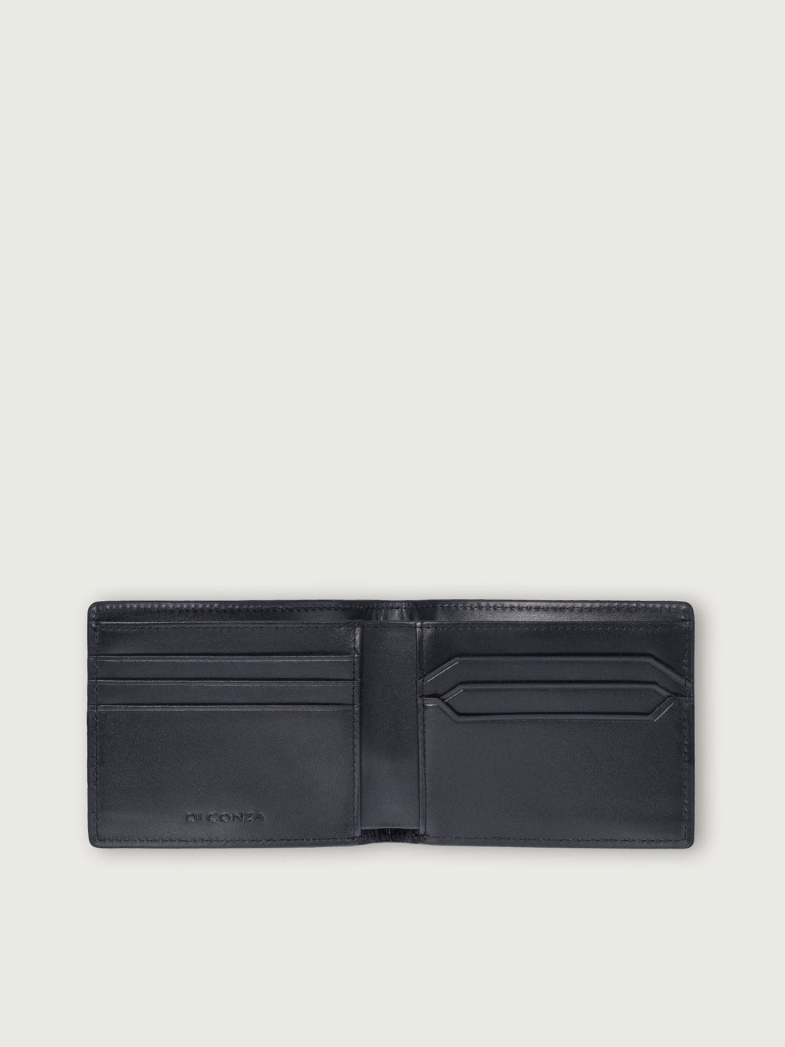 BILLETERA DE CUERO ICON NEGRO PARA 8 TARJETAS - Di Conza