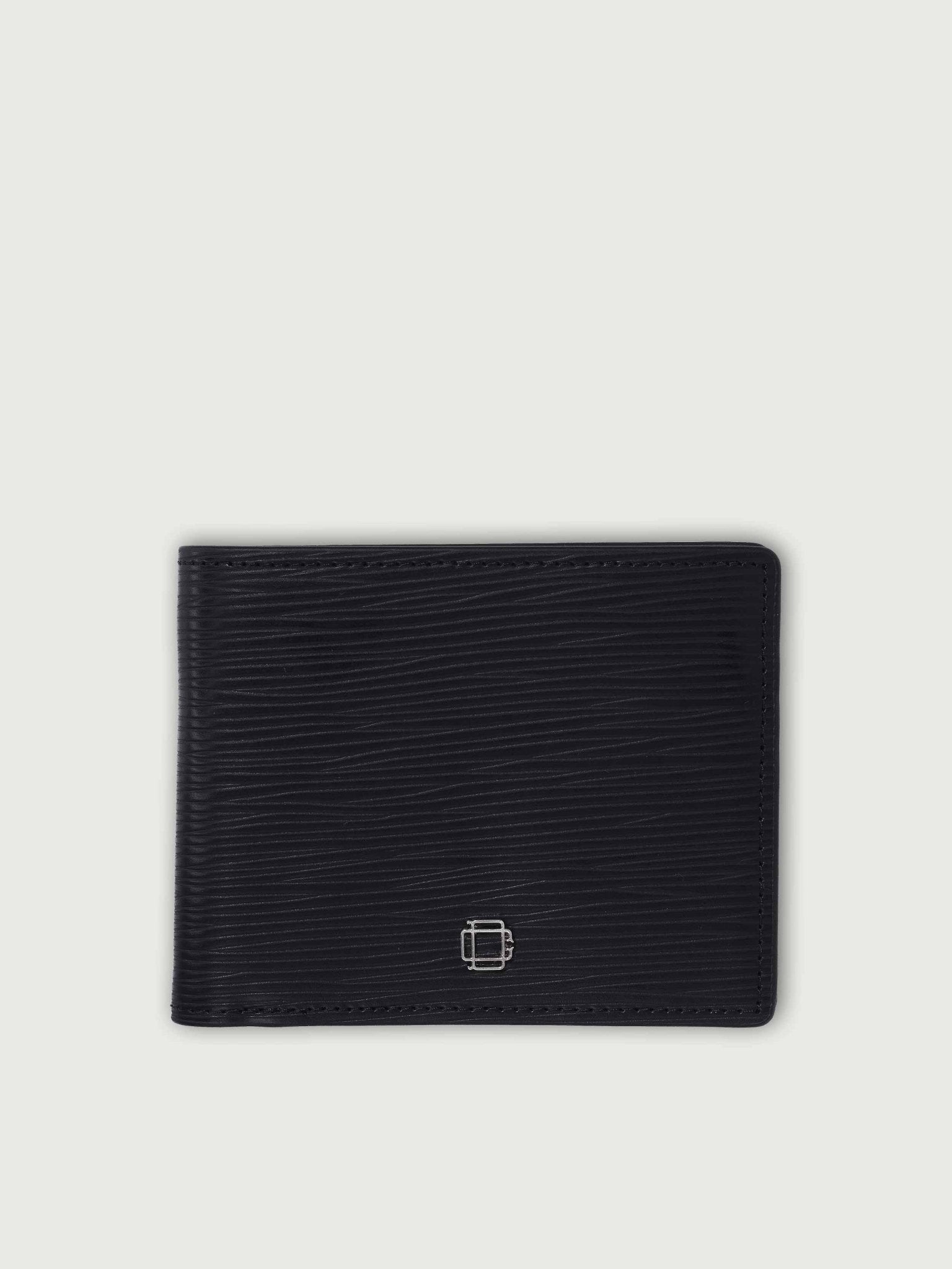 BILLETERA DE CUERO ICON NEGRO PARA 8 TARJETAS - Di Conza