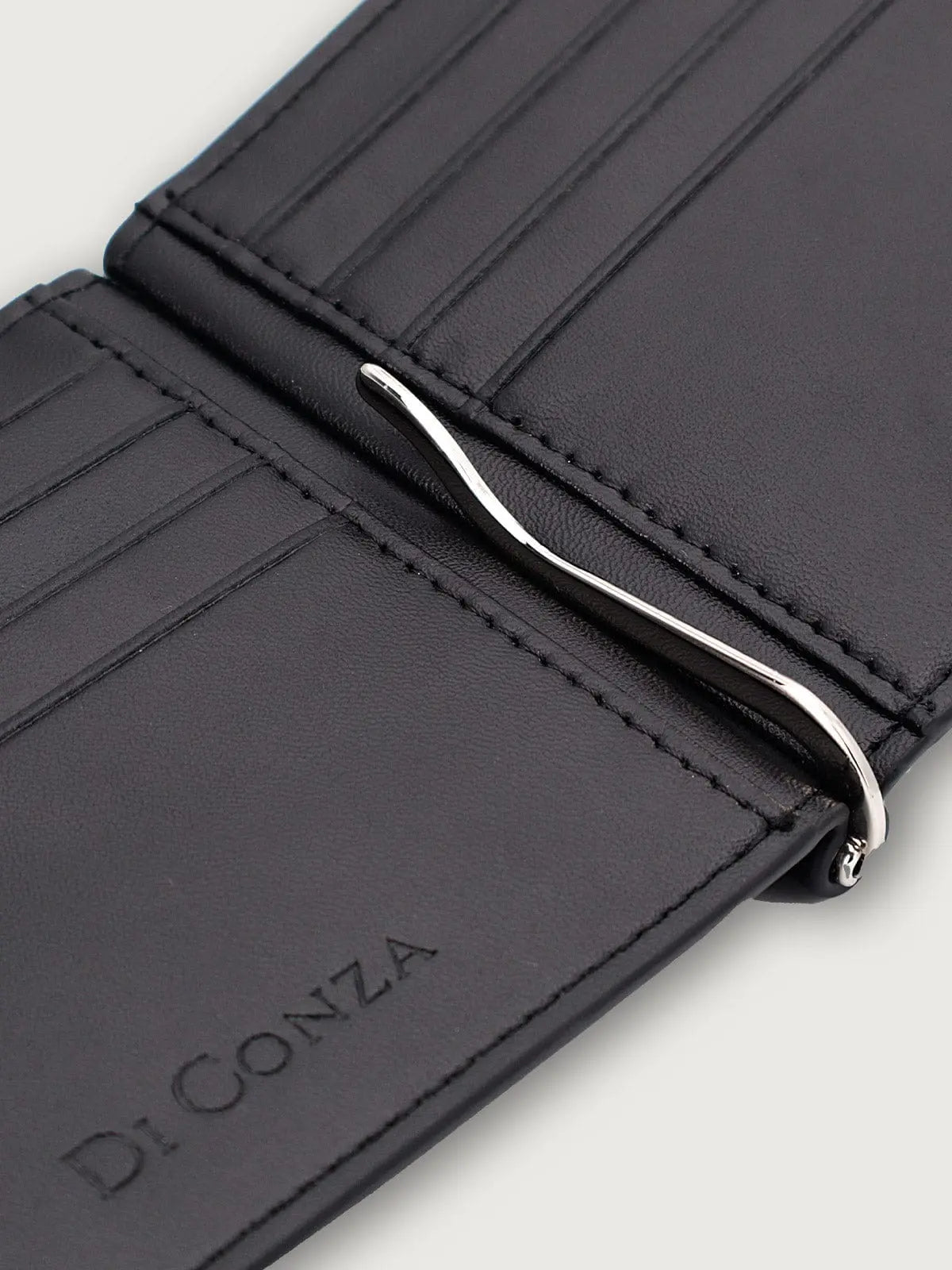CARTERA MONEYCLIP NEGRO - Di Conza