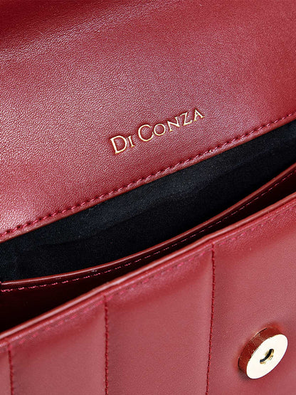 Combo Bolso y Tarjetero Rojo - Di Conza